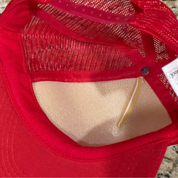 Vintage 80’s Rainbow Apple Computer TASSCC Rope Trucker Hat SnapBack EUC - Picture 12 of 12